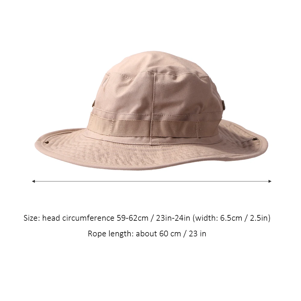 

Camouflage Tactical Cap Military Boonie Hat US Army Caps Camo Men Outdoor Sports Sun Bucket Cap Fishing Hiking Hunting Hats