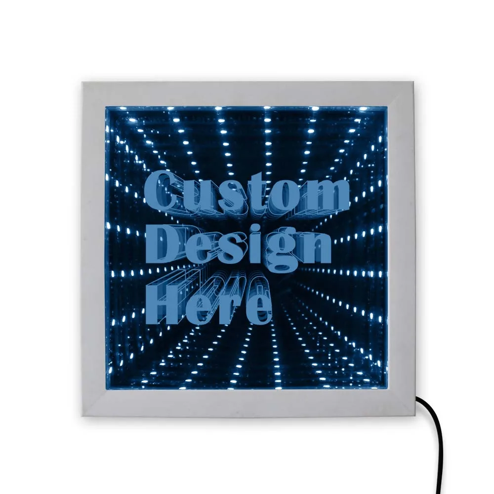 Модное зеркало бесконечности на заказ Подарочная идея индивидуальный ваш дизайн