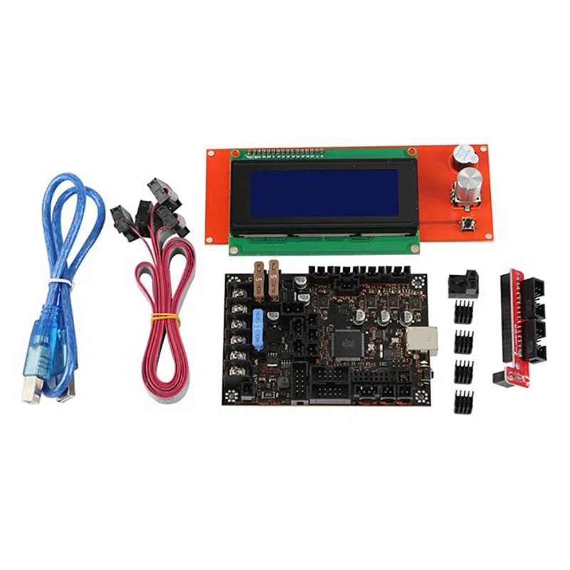 Комплект материнской платы для 3D-принтера Prusa MK3 3S Einsy Rambo 1.1B с TMC2130 SPI + 2004 Lcd |