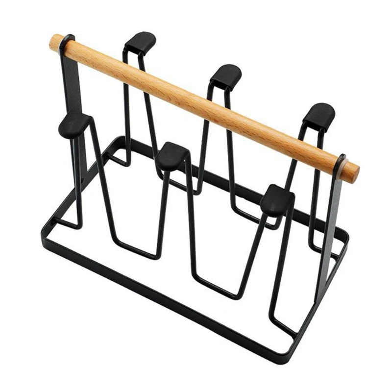 vintage wrought iron cup holder coffee mug glass bottle hanger drying display rack drainer storage organizer stand dropshipping free global shipping