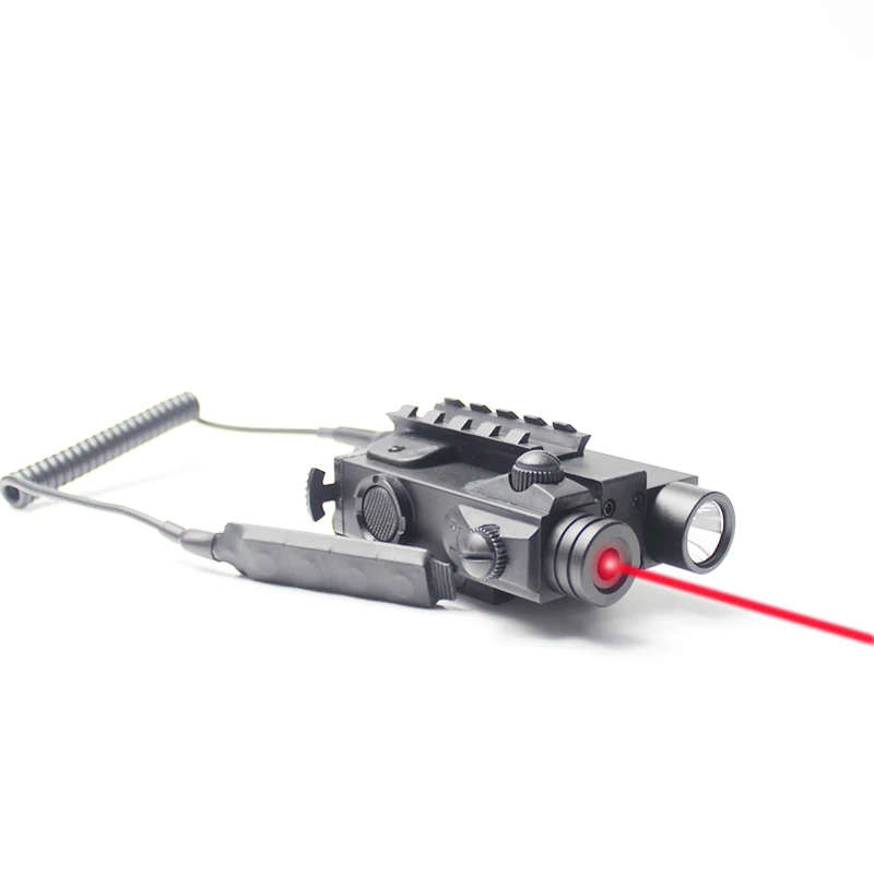 Laserspeed LS-CL4 лазерный прицел светодиодный фонарик комбо для Пикатинни винтовки Охота с реле давления - Цвет: Red Laser