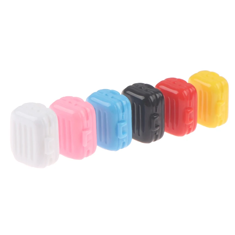 

1Pc Candy Color 1:12 Dollhouse Miniature Trunk Suitcase Model Decoration Accessories Toys
