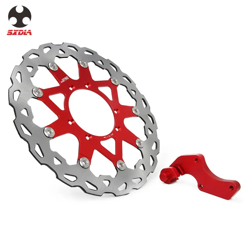 Мотоцикл 320 мм плавающие тормозные диски ротор с кронштейном для HONDA CR125R CRF250R CRF450R