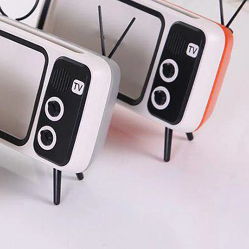 Топ 3 в 1 беспроводной динамик Ретро ТВ мини портативный бас Колонка Bluetooth