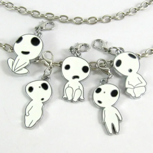 [MYKPOP] принцесса Mononoke Kodama брелок/Мобильный телефон Аксессуары Amine Cute Cattie