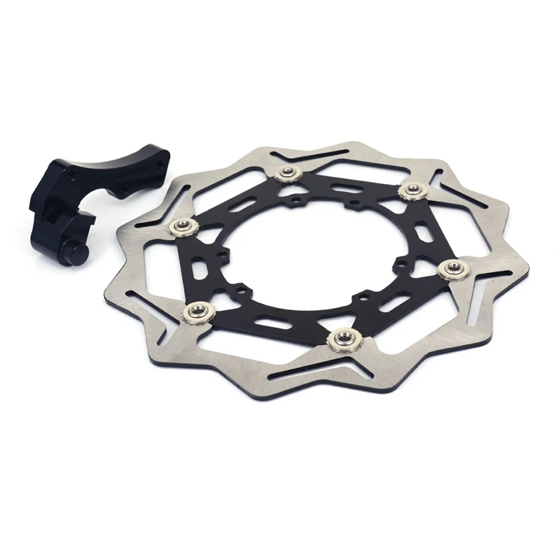 

for Honda CR250R CRF250R/X CRF450R 270mm Front Bracket Floating Brake Disc Rotor