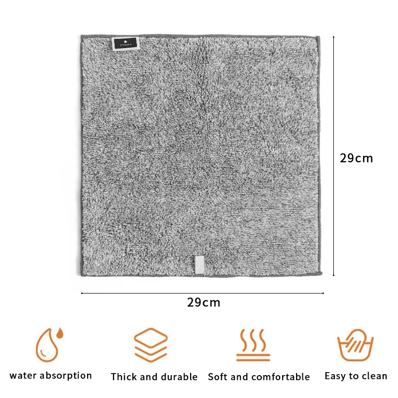 Микрофибра для чистки кухни ткань утолщенная впитывающая бамбуковая посуда