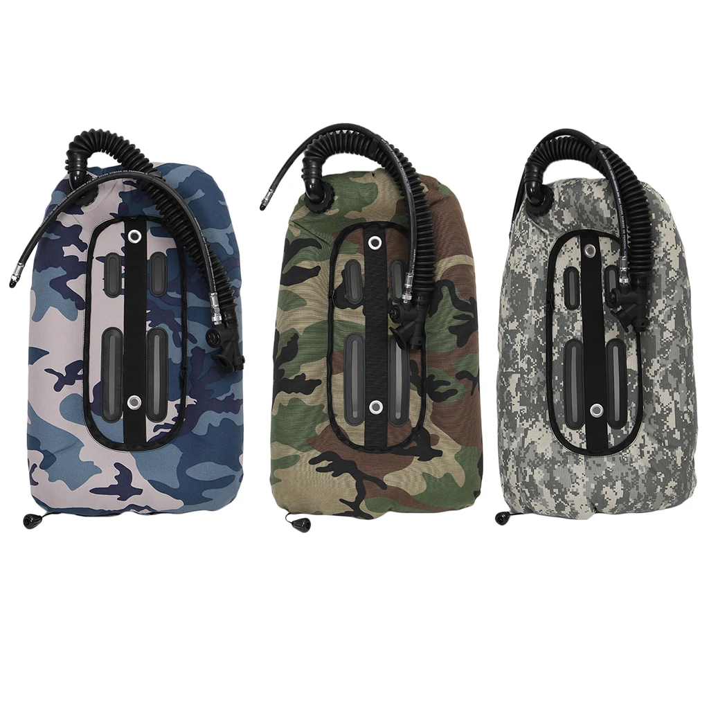 

BCD Diving Donut Wing with Single Tank 18lbs Scuba Dive Freediving Professional Equipment Camo Style & 3 Colors for choose
