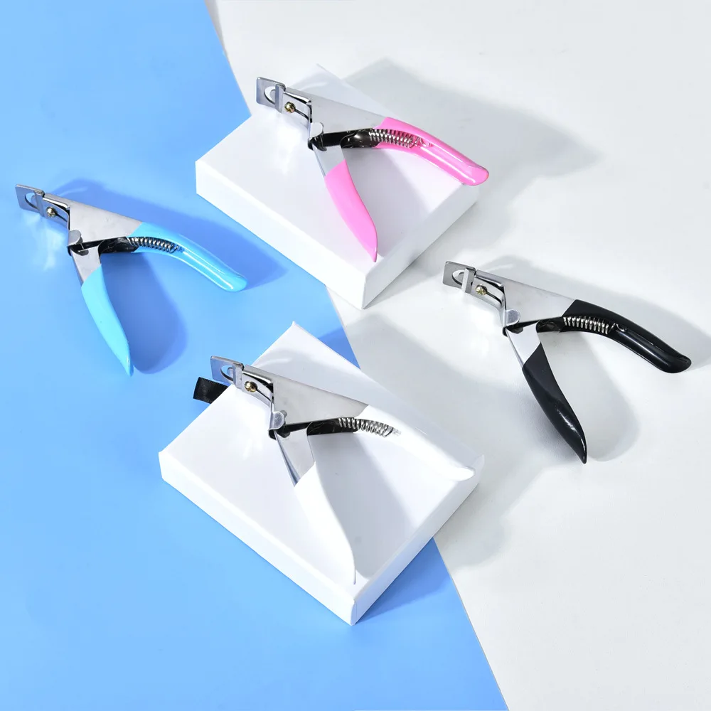 Машинка для стрижки акриловых ногтей триммер искусственных из нержавеющей стали