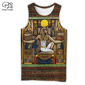 Летняя безрукавка унисекс PLstar Cosmos Horus, Египетский Бог, глаз Египта, Фараона, анубис, символ лица, 3DPrint, мужская и женская модель