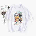 Футболка Natsu Dragneel с рисунком Феи хвоста эрзы аниме футболка хип-хоп Топ для девушек футболки Harajuku мужские модные летние футболки