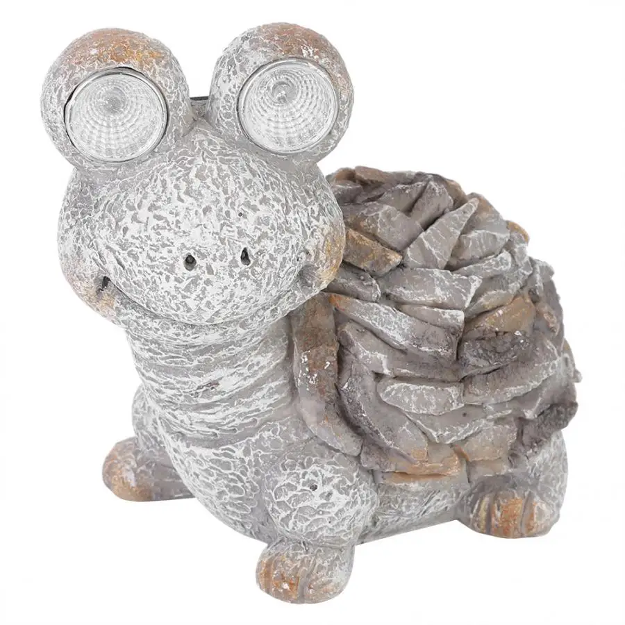 Миниатюрная уличная фигурка на солнечной батарее декоративное освещение