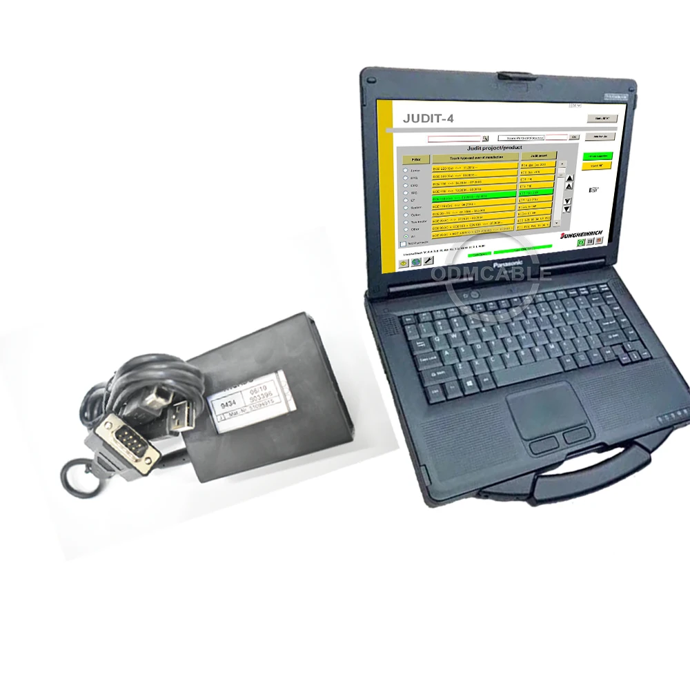 

Jungheinrich Judit incado 4 Forklift Diagnostic Scanner Canbox with cf52 laptop with judit jeti et software Jungheinrich forklif