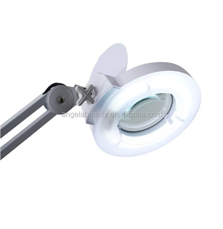 

A1027 Magnifying desk lamp with aligator clip portable magnifier lamp