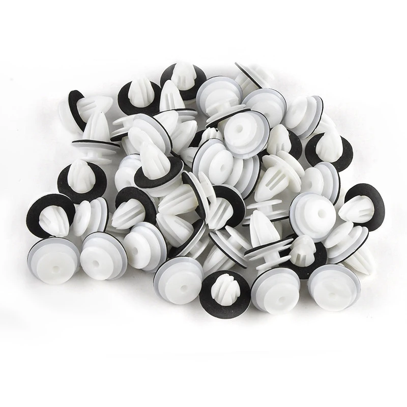 

100Pcs Universal Plastic Car Trunk Screw Rivets Set Retaining Door Panel Clips Bumper Clips Interior Fender Screw Rivet