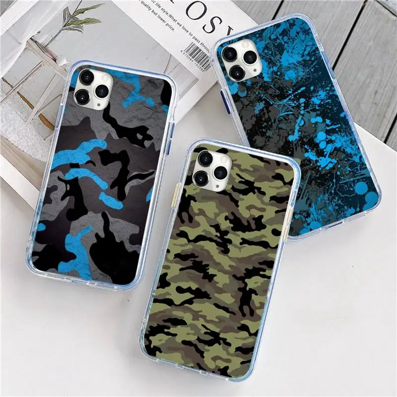 

Camouflage Pattern Camo military Army Phone Case For iphone 12 5 5s 5c se 6 6s 7 8 plus x xs xr 11 pro max mini