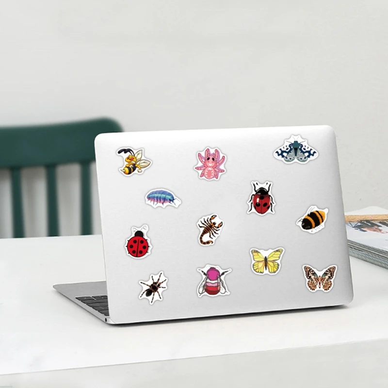 

Водонепроницаемый чемодан, ноутбук, скутер, чашка с водой, Мультяшные декоративные наклейки, Набор 50 штук