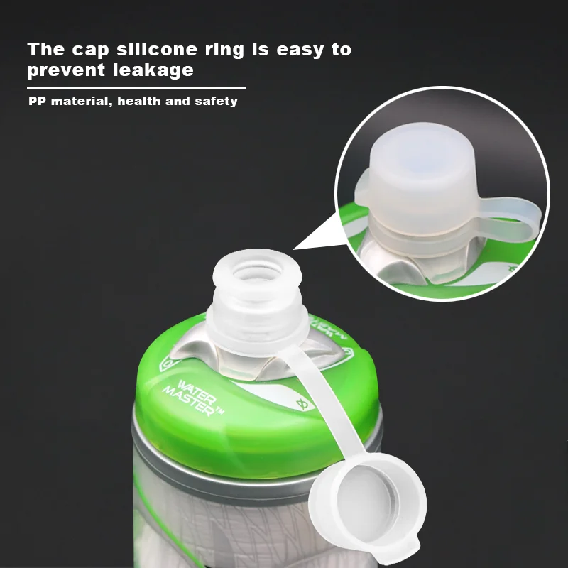 

620ML Bicycle Bottle Outdoor Sport Keep Cold Bottle Cycling Climbing Hiking Drink Jug Cup Warmer Bike Plastic Garrafa Agua U0090