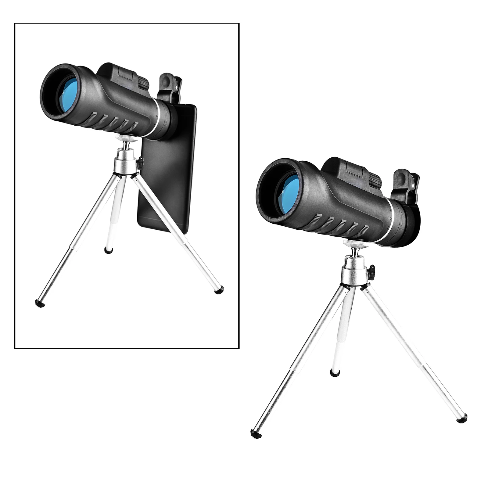 

Shockproof Monoculars Telescope 12X50 HD Goggles Smart Phone Mount Low Light