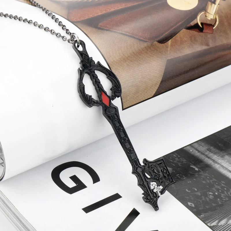 Анимационная бижутерия ожерелье с изображением царства сердца забвения брелок