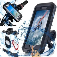 motorcycle support phone holder waterproof case 360 rotation holder for iphone xs 11 pro max xr 5 6 7 8 plus phone stand bicycle