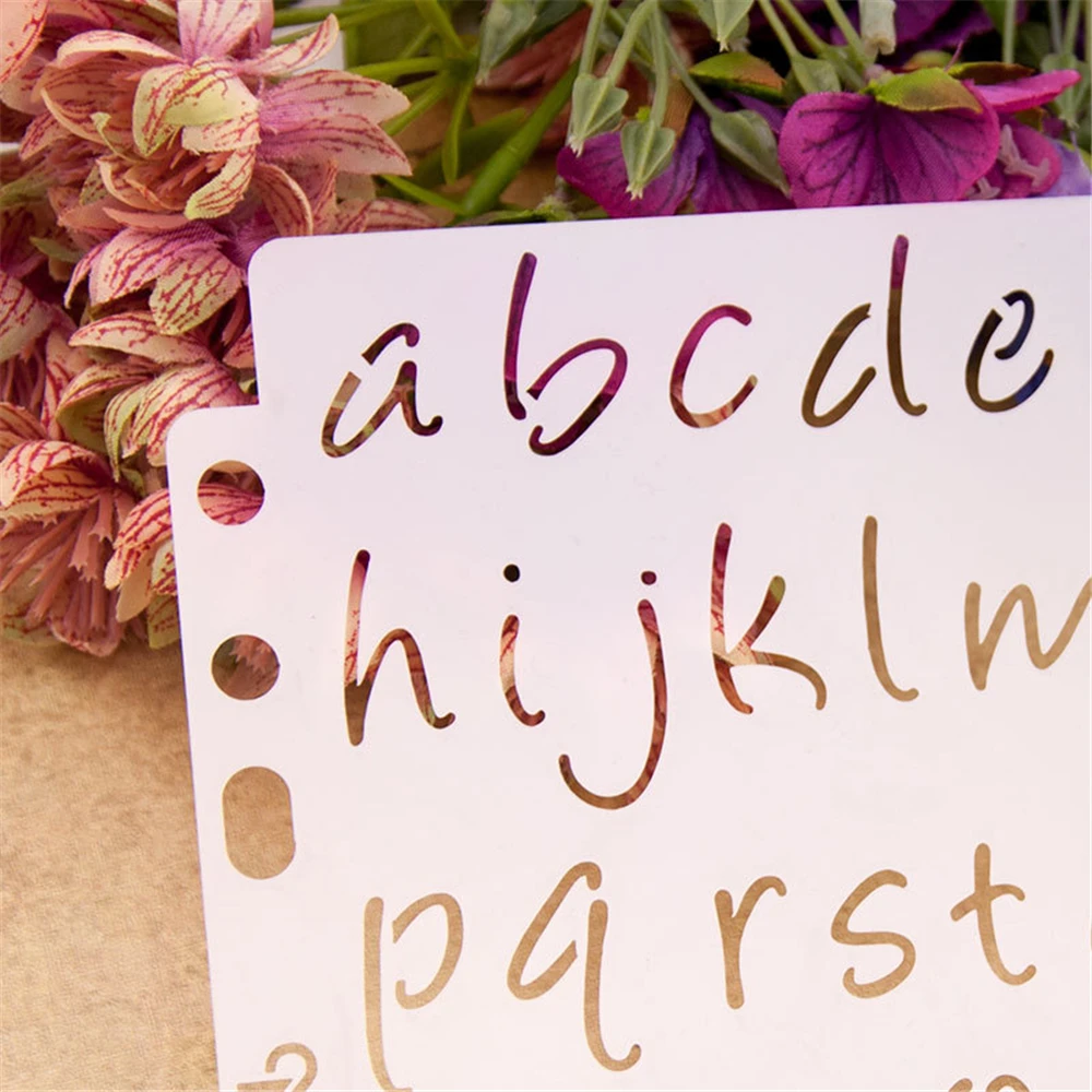 Английские Буквы B Многослойные трафареты живопись Скрапбукинг раскраска