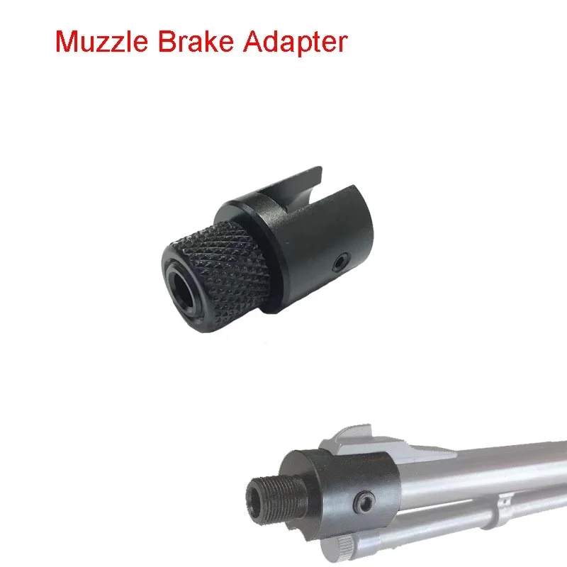 

Barrel End Threaded Adapter for Marlin 60 Alloy Steel 1/2"-28 or 1/2"-20 Threaded Accessory (Matte Black) M14x1 CW or M14x1 CCW