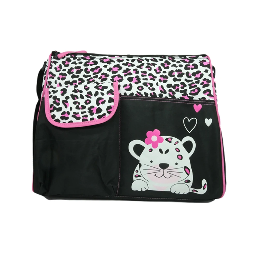 

Cartoon Giraffe Polyester Fiber Mommy Bag With Large Capacity Multi-Function Diagonal Span One-Shoulder Storage Bag