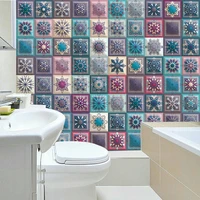 pvc self adhesive home wallpaper furniture diy wall sticker decoration color mandala tile cabinet waterproof kitchen bathroom