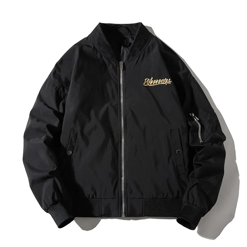 Куртка Пилота Мужская/Женская бейсбольная куртка с вышивкой ветровка в стиле