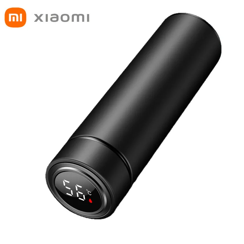 

Xiaomi-taza de aislamiento inteligente, botella de agua с экраном цифровой светодиодный индикатор температуры, стальные