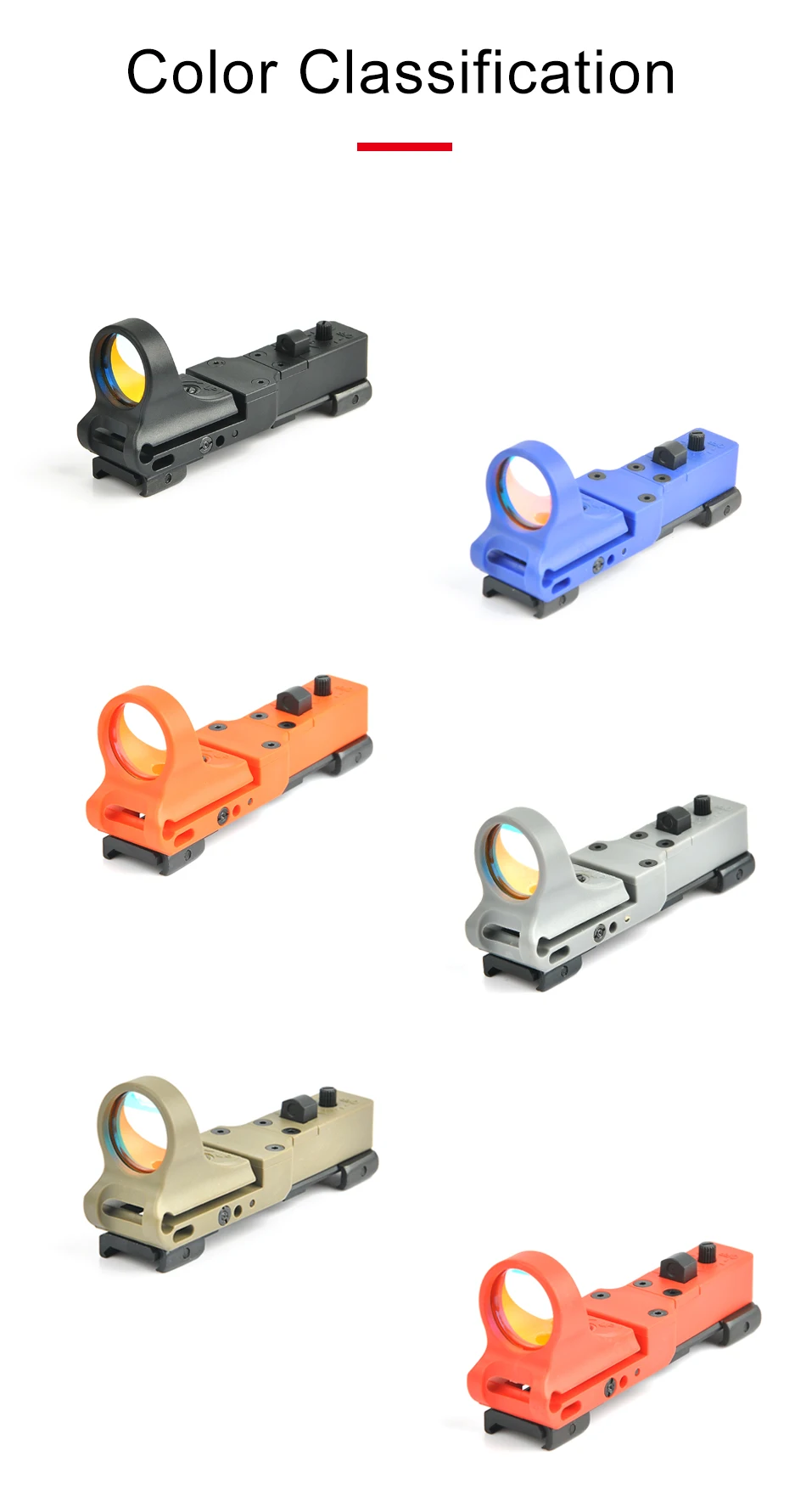 Тактический Красный точечный прицел EX 182 Element SeeMore Railway Reflex Sight C-MORE с красным и зеленым освещением для страйкбола
