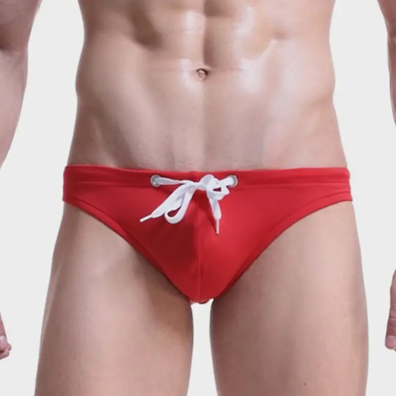 Сексуальные мужские плавки Мужская одежда для плавания геев прозрачные бикини