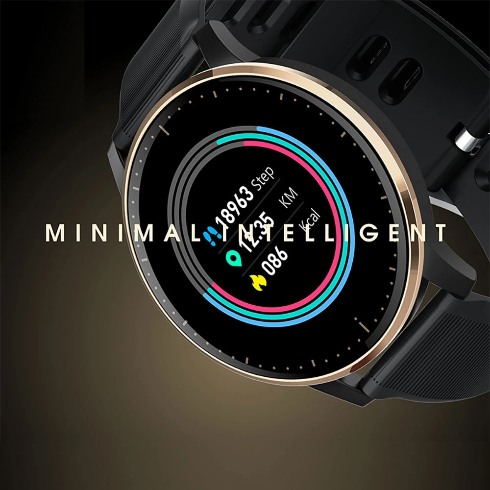 LOKMAT Bluetooth умные часы спортивные мужские водонепроницаемые монитор сердечного