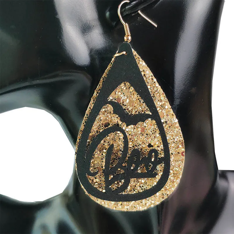 Крутые серьги на Хэллоуин для женщин и девушек креативные кожаные с тыквой лидер