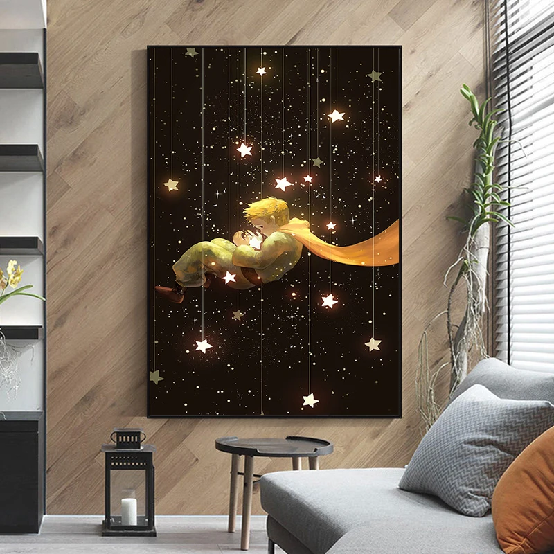 The Little Prince фильм рисунок на холсте абстрактные современные принты и плакаты