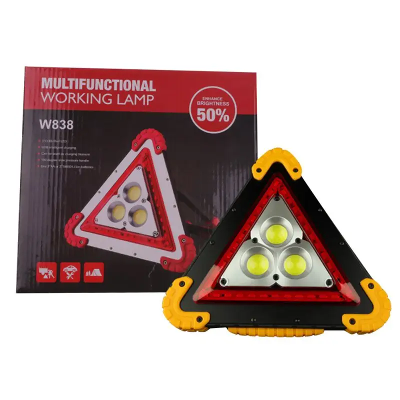 Предупреждение ительный треугольный светодиодный рабочий светильник