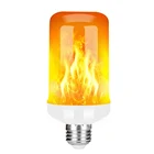 Лампа пламенная светодиодная, 85-265 в, E27, 9 Вт, 3 режима, с датчиком силы тяжести