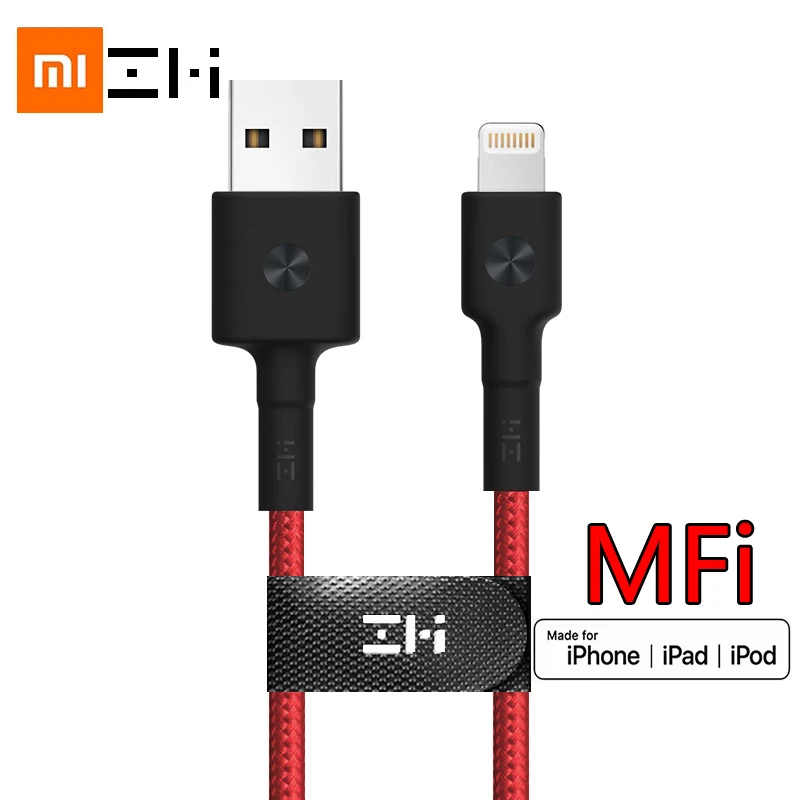 Оригинальный сертифицированный usb кабель ZMI MFI с разъемом lightning для iPhone 12 11 xs xr 8 7 6 5
