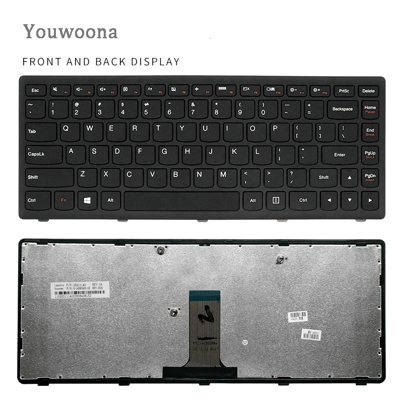 

New Original Laptop Keyboard For Lenovo G400S G405S Z410 FLEX14 S410P N410 G410S G400AS