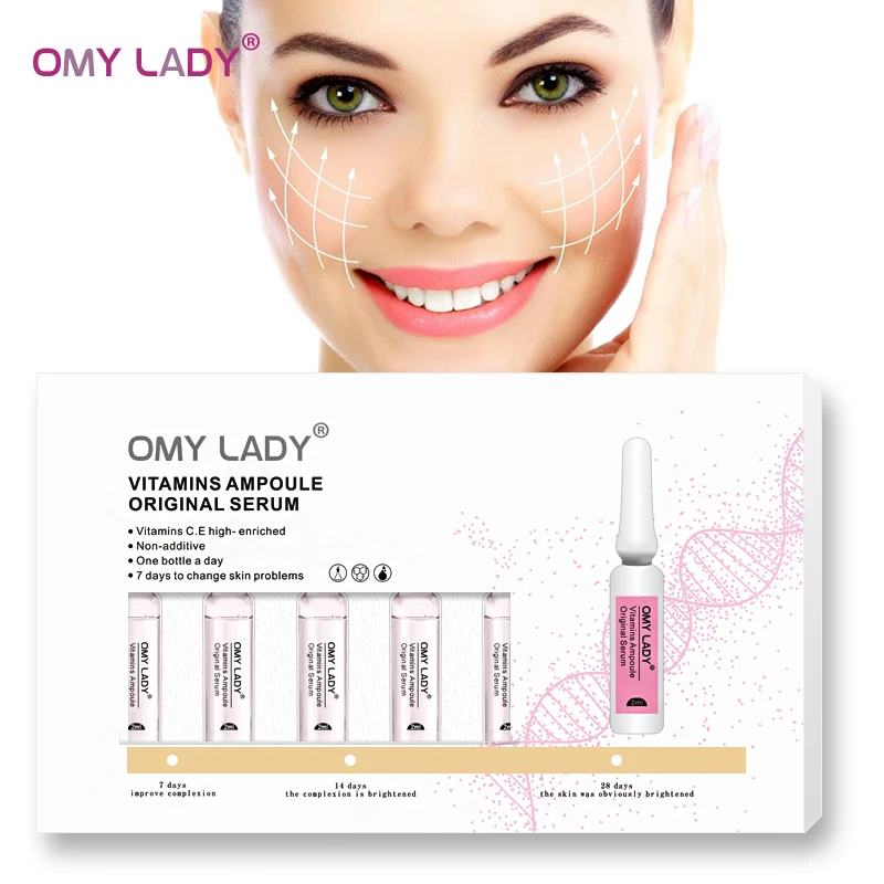 OMY LADY новейшая Сыворотка для лица 7 шт. увлажняющая эссенция для отбеливания ослабляет тонкие линии антивозрастной против морщин питательный ремонт