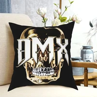 dmx rip hip hop 90s pillowcase soft polyester cushion cover decoration golden skull pillow case cover home wholesale 18