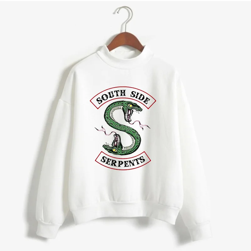 &quotSOUTH SIDE SERPENTS&quot пуловер для женщин Harajuku 2019 ривердейл Женский свитшот со змеиным
