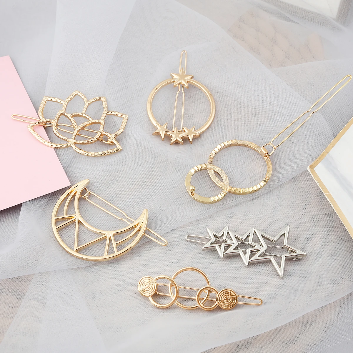 Модный женский аксессуар для волос треугольная заколка зажим с геометрическим