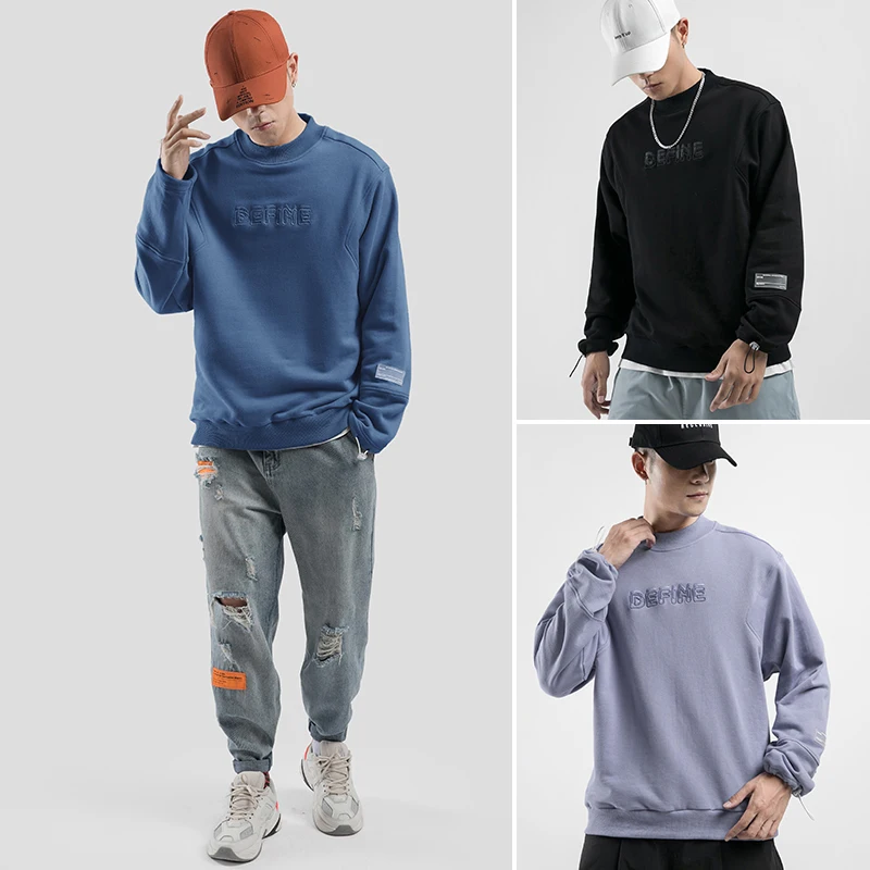 Новинка 2019 года Осенние повседневные мужские пуловеры в японском стиле верхняя