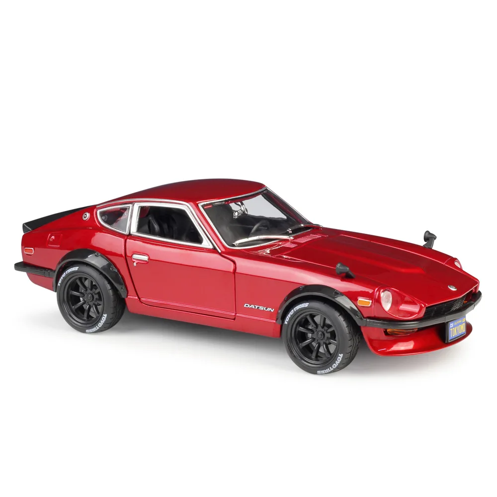 

Maisto 1:18 Ретро 1971 DATSUN 240Z металлическая литой модель автомобиля коллекционная миниатюрная сувенирная орнамент подарок