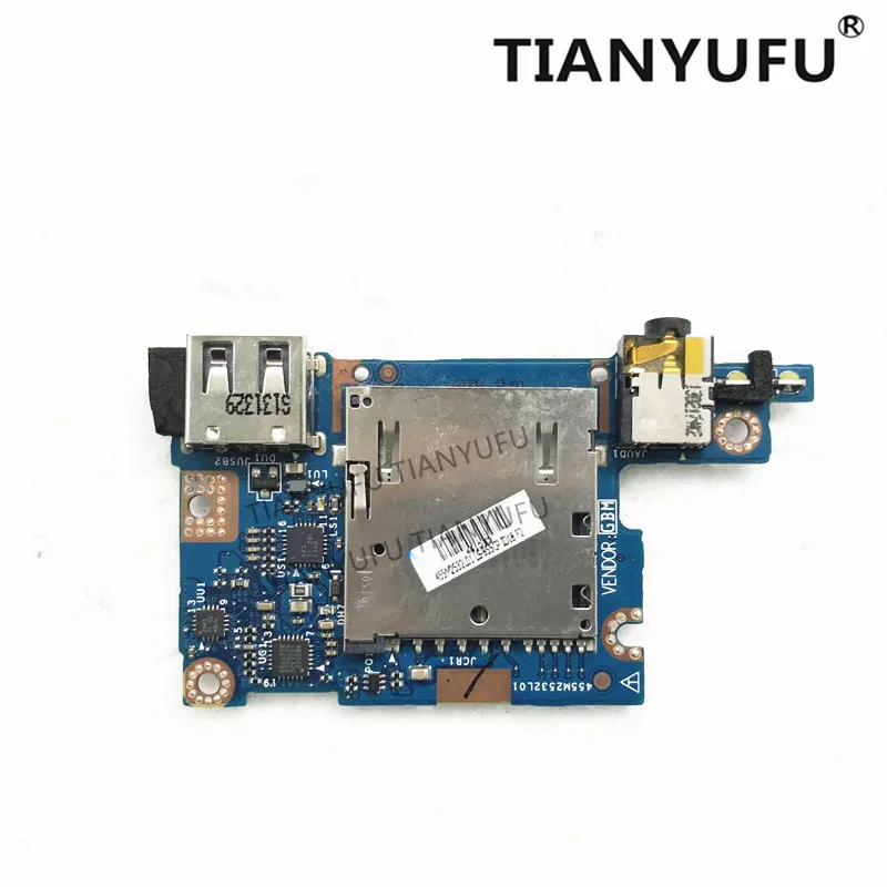 Плата для чтения аудиоusb-портов HP Spectre XT Pro XT13 13-B000 13 3 дюйма с кабелем 100% рабочий |