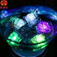 led luminous ice cubes glowing party ball flash light neon wedding festival christmas wine glass decoration supplies bar tools
