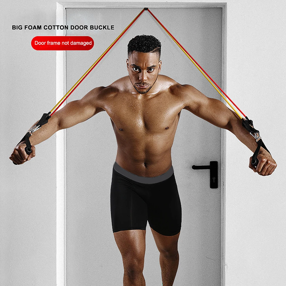 

Training Resistance Elastic Belt Fitness Pull Rope Exerciser Trainer Home Yoga for Effective Working-out Accessories