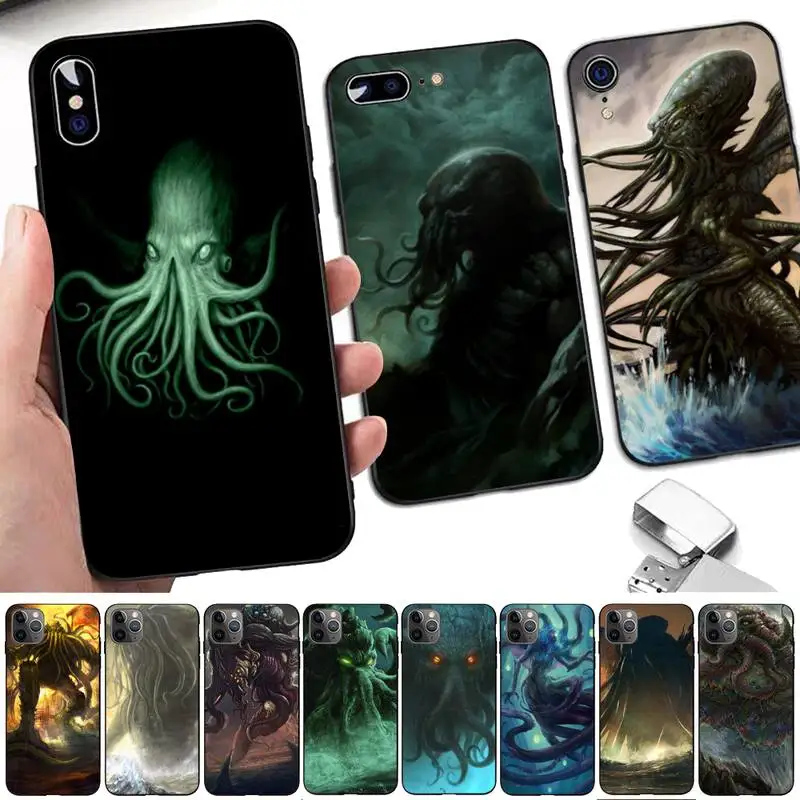 

Cthulhu Mythos Phone Case for iphone 13 8 7 6 6S Plus X 5S SE 2020 XR 11 12 pro XS MAX